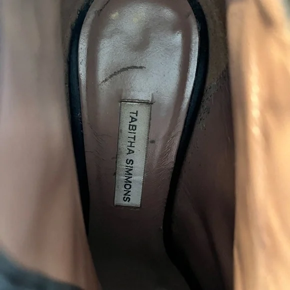 Tabitha Simmons black open toe booties - Picture 3 of 5